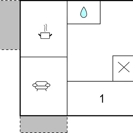 1 Bedroom In Apartament *